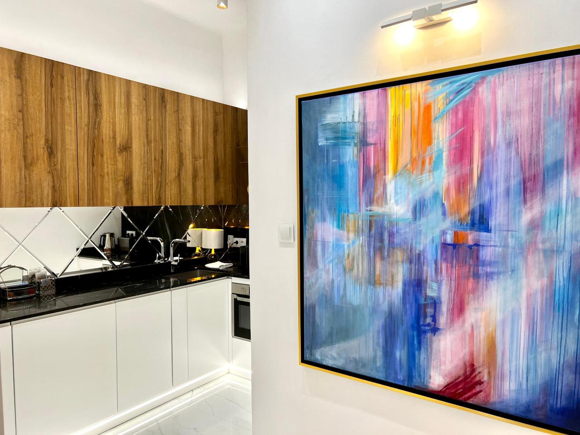 Luxury Apartments Mondrian Market Square III Varšava Pokoj fotografie
